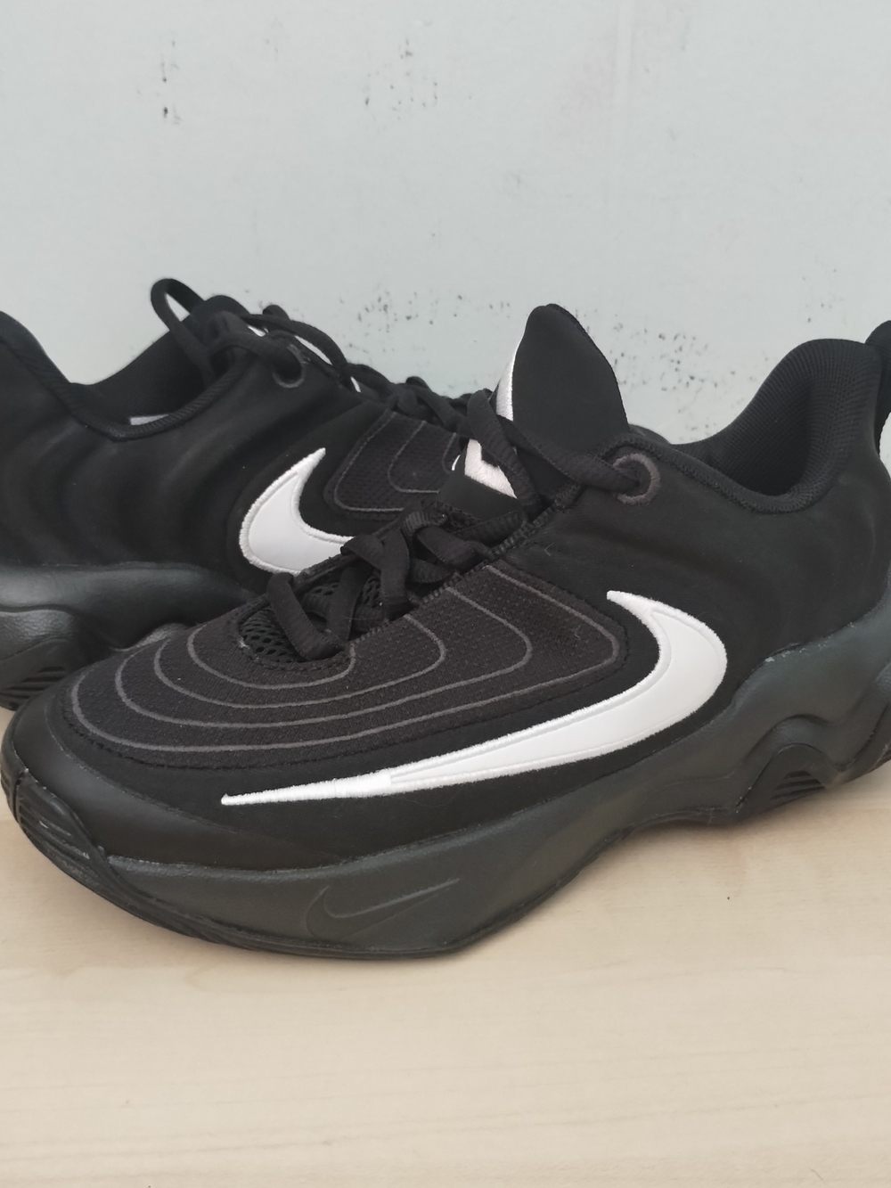 1Y Nike Giannis Immortality 4 Sneakers Kids Black White Freak Zoom